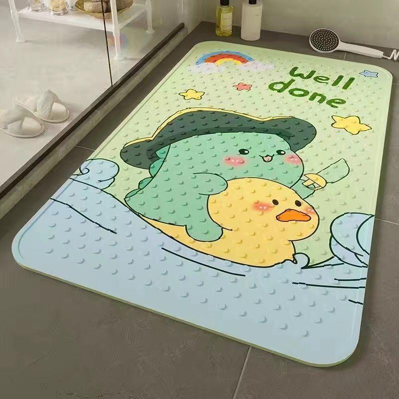 Cartoon-Themed Bath Mat Kalsten