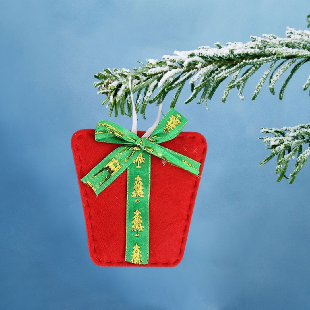 Decorative Christmas tree ornaments in reindeer shape