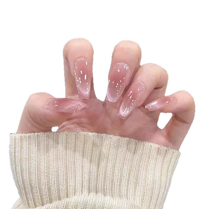 Glossy Ombre Square Press-On Nails Kalsten