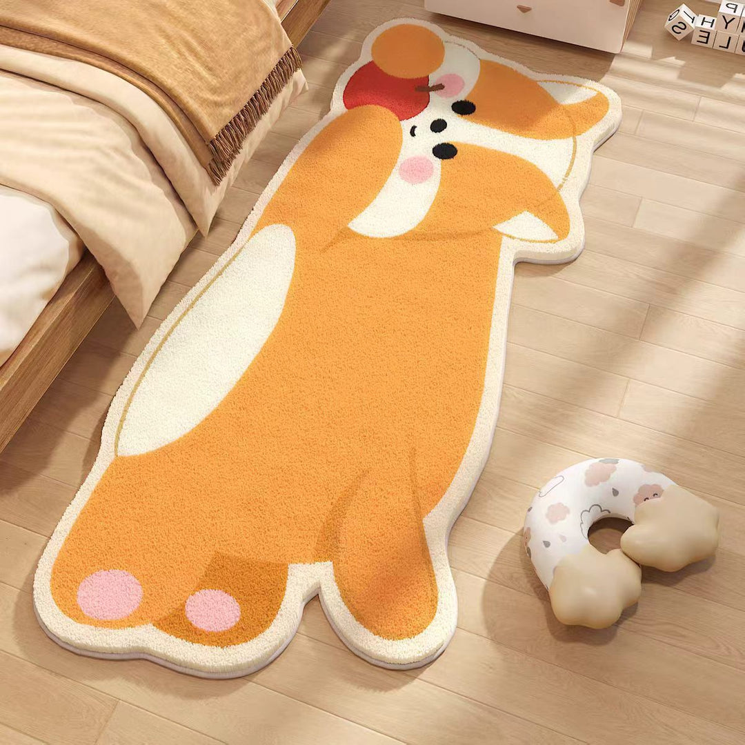 Cartoon Panda Character Area Rug
