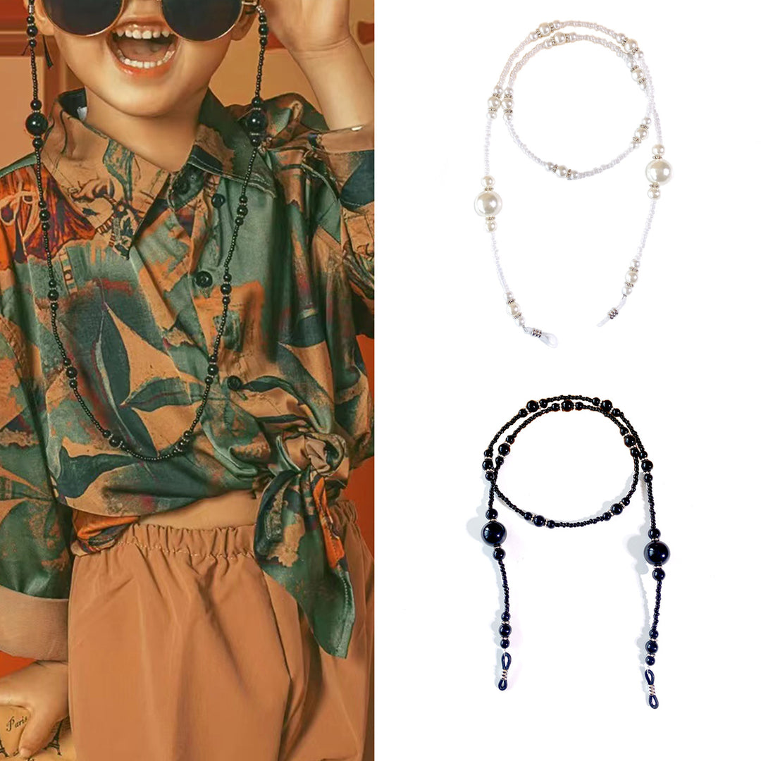 Fashionable Beaded Eyewear Support Kalsten