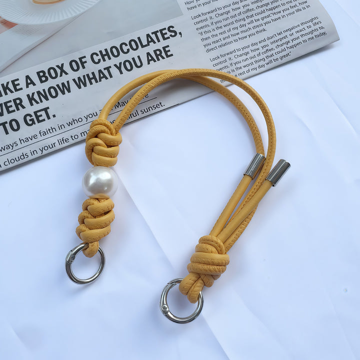Elegant Knotted Leather Keychain Holder Kalsten