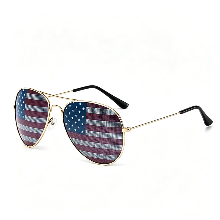 Patriotic Aviator Sunglasses Kalsten