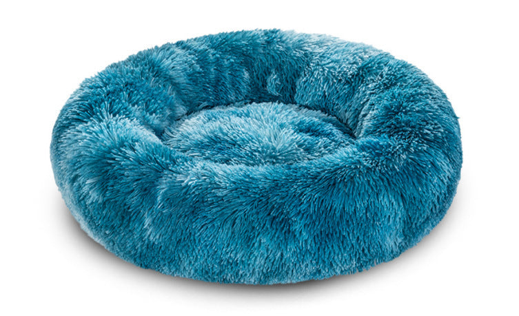 Round Plush  Nest  Dog Bed