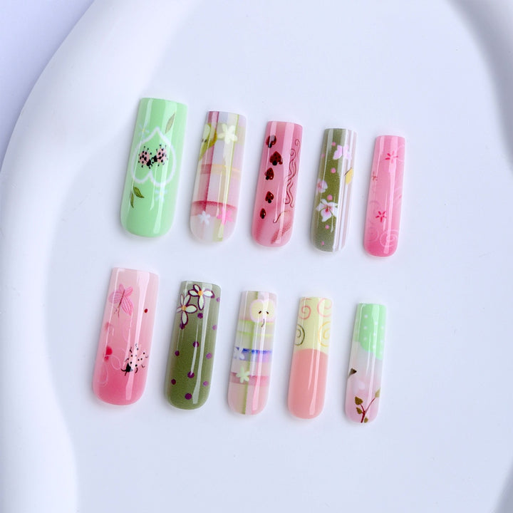 Modern Acrylic Nail Set Kalsten