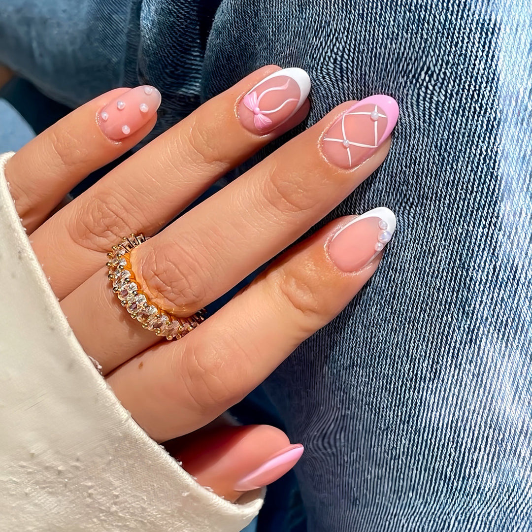 Elegant Decorative Press-On Nail Set Kalsten