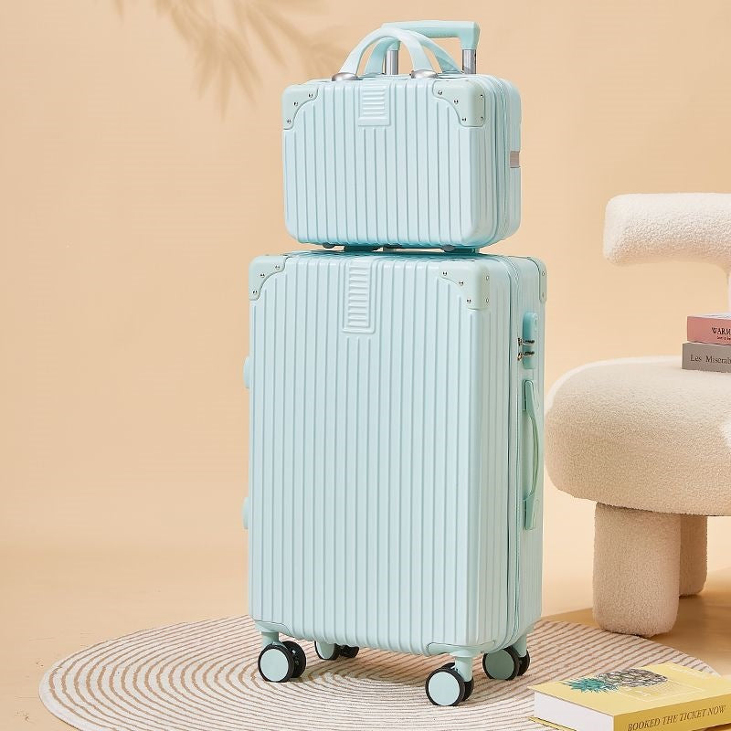Hard-shell suitcase with double safety lock and flexible interior Kalsten