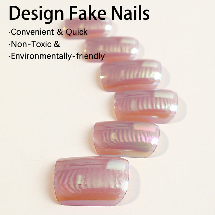 Acrylic nail set with luxurious crystal accents Kalsten