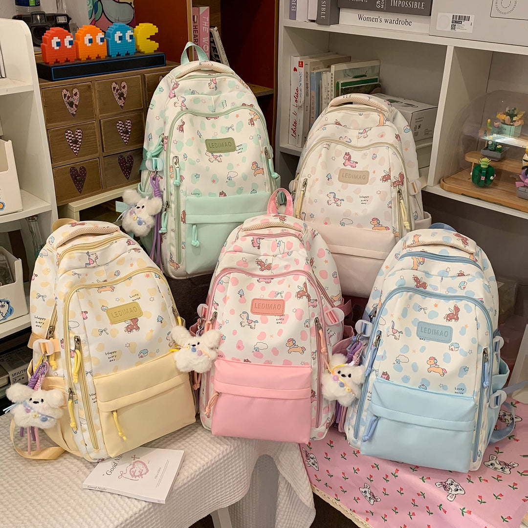 Playful Cartoon Character Backpack Kalsten