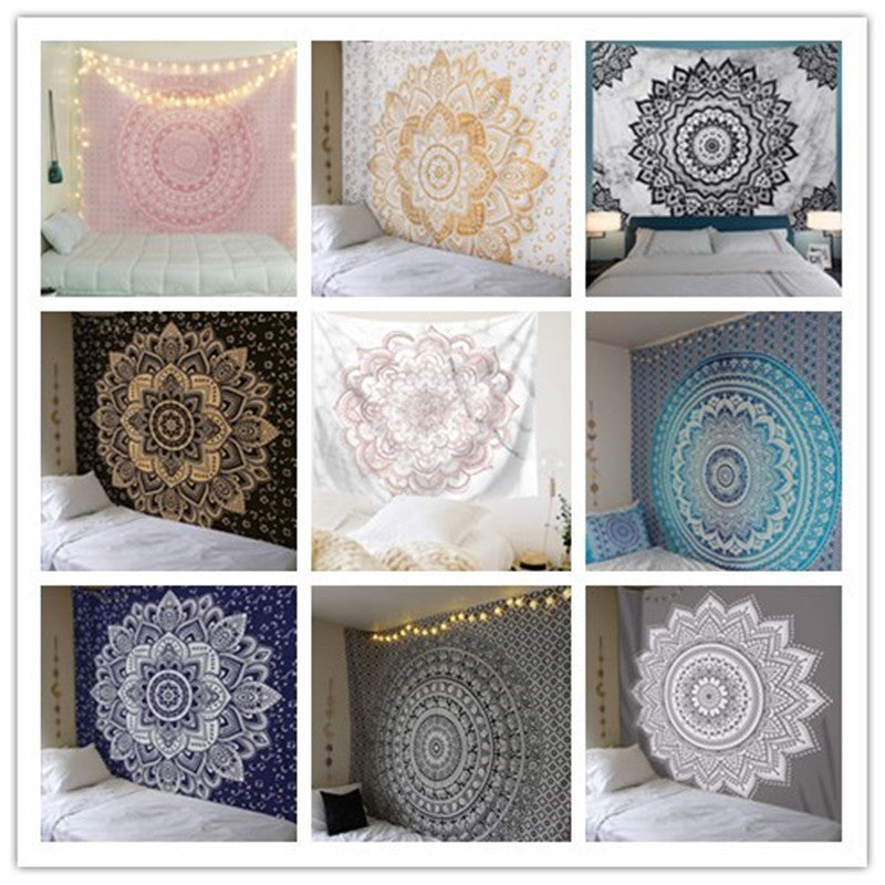 Mandala-Themed Wall Tapestry