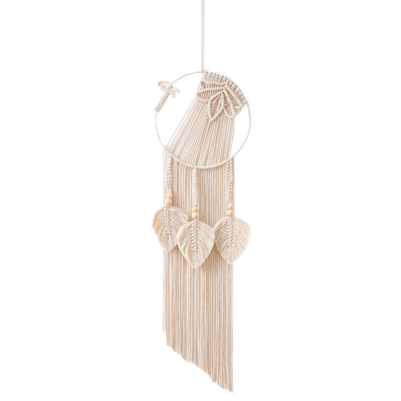 Macrame Leaf Wall Hanging Decor