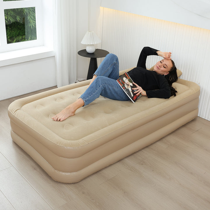 Women's Automatic Inflatable Bed with Integrated Pump Kalsten