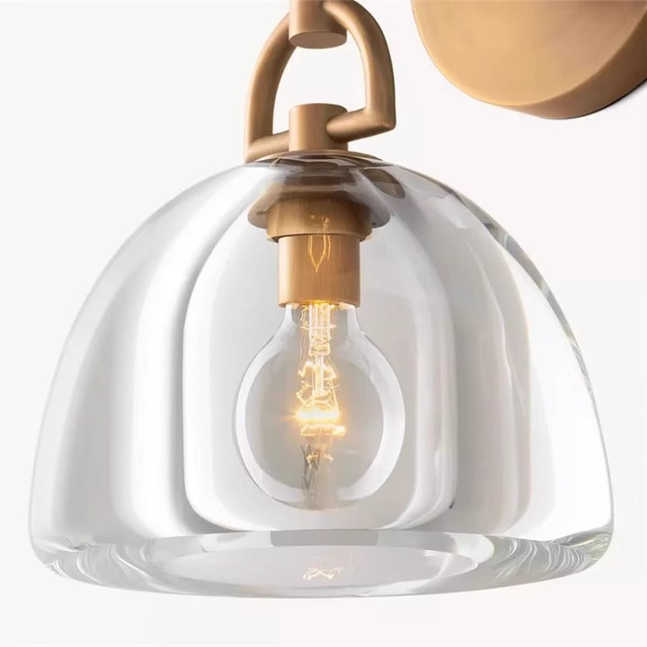 Elegant Glass Wall Sconce