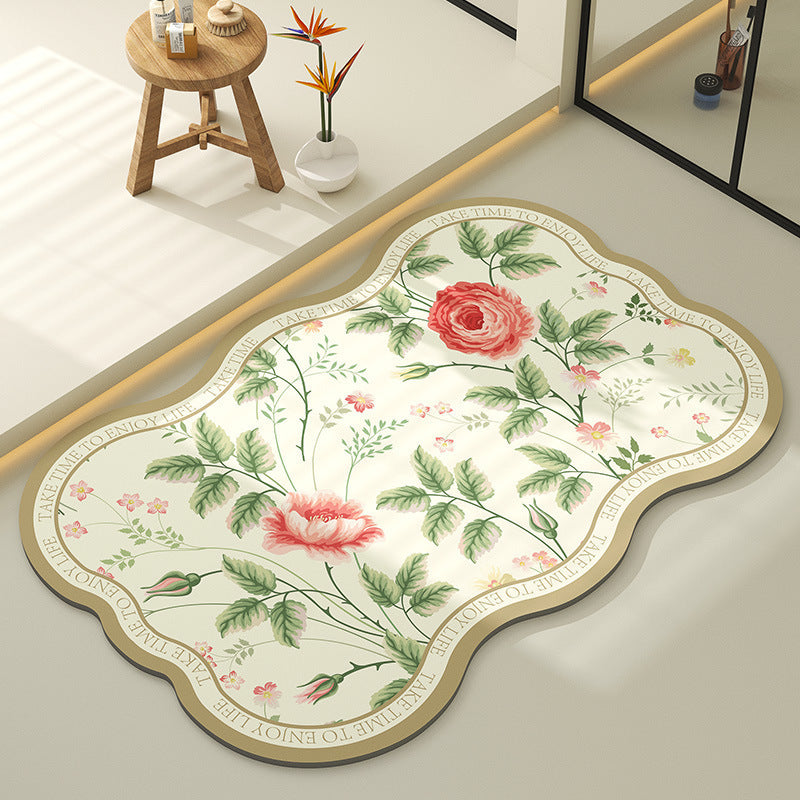 Decorative Flowers Rug