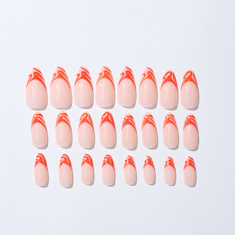 Artistic Flame-Design Press-On Nail Kit kalsten