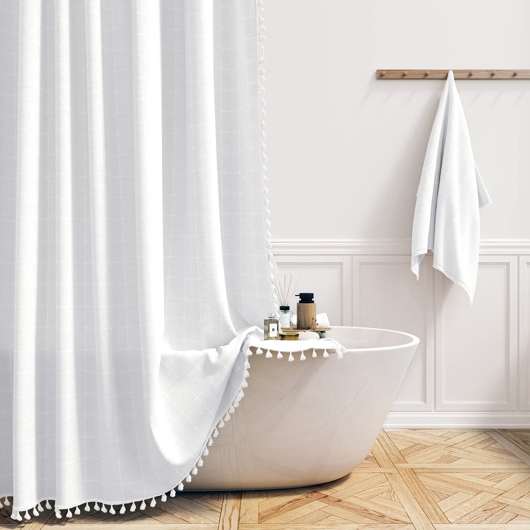 Premium Cotton Bathroom Shower Curtain Kalsten
