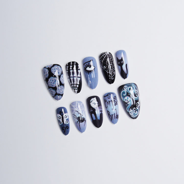 Artificial nail set with creative designs Kalsten