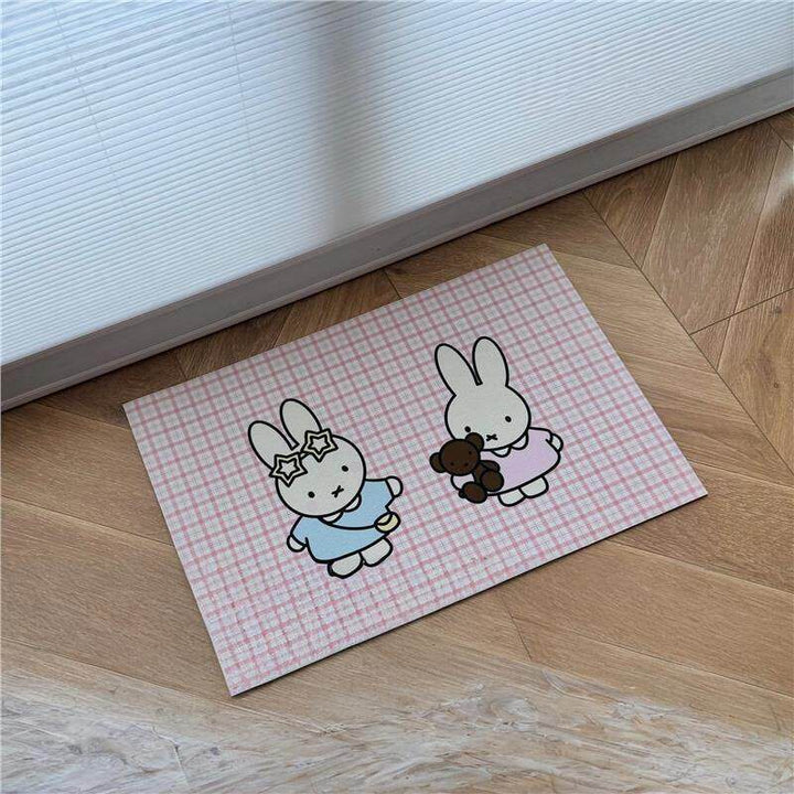 Playful Cartoon-Themed Bath Mat