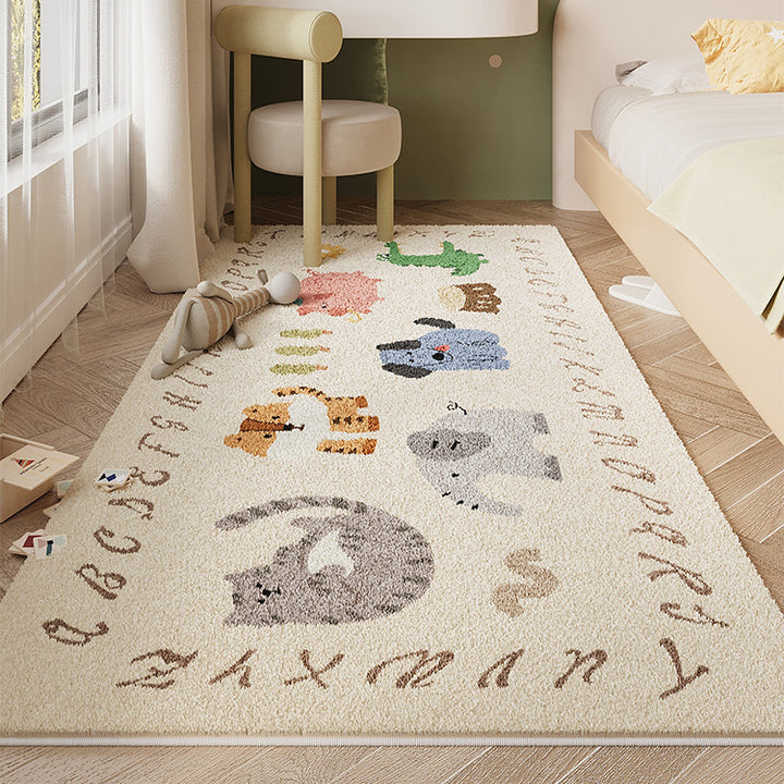 Whimsical Cartoon-Themed Area Rug