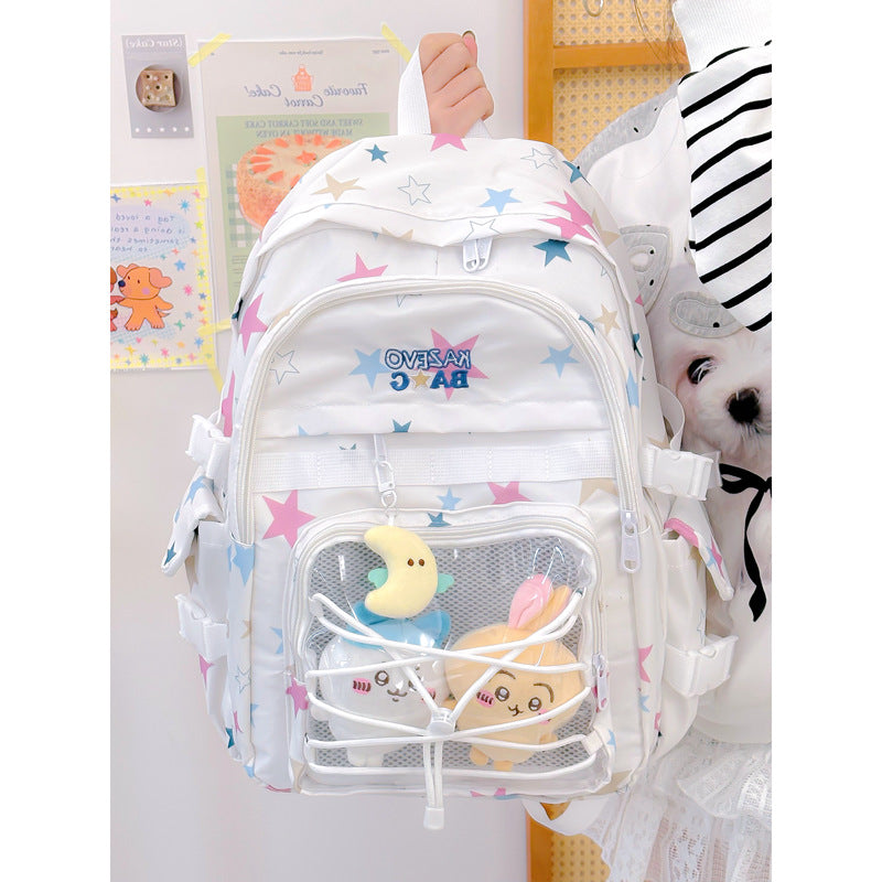 Playful Star-Embellished Backpack Kalsten