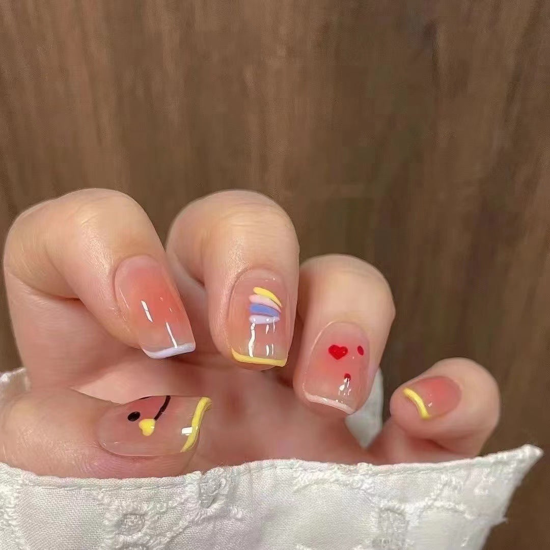 Cute Cartoon Press-On Nails