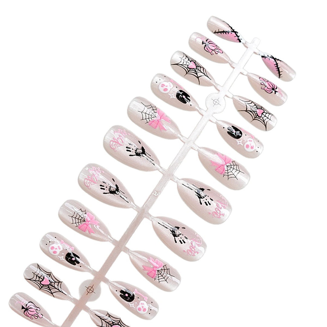 Halloween-Themed Artistic Press-On Nail Set Kalsten