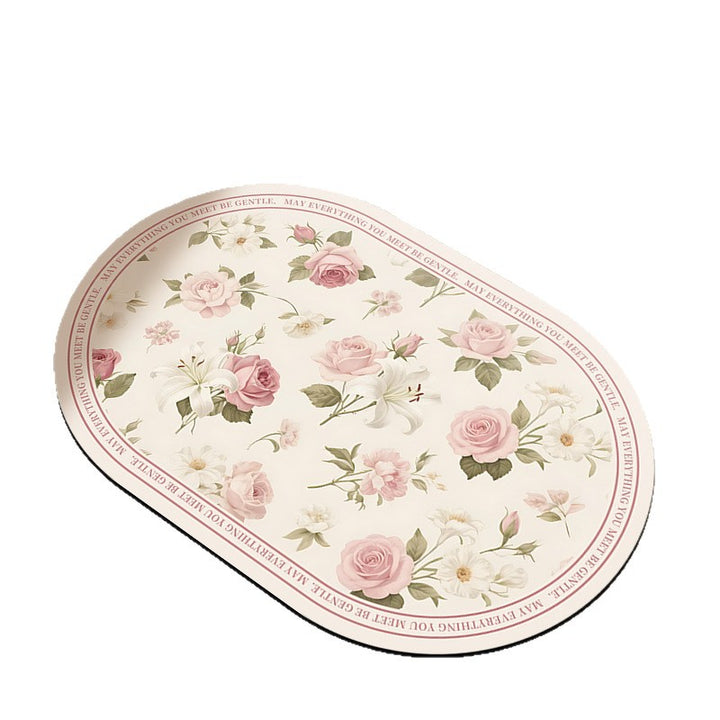 Floral Bath Mat