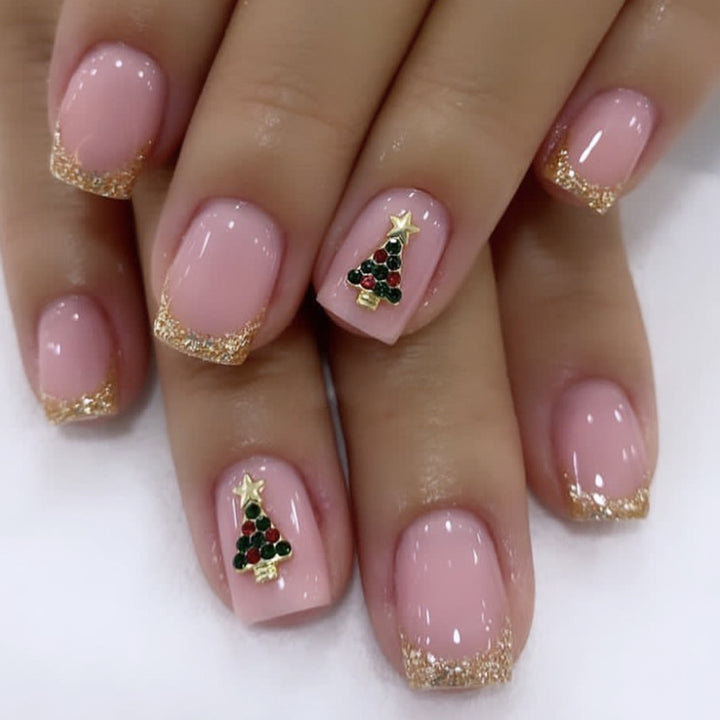 Festive Christmas Tree Nail Art Set Kalsten