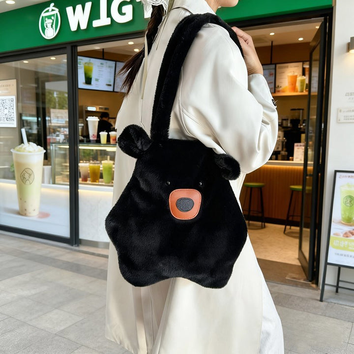 Plush Bear-Themed Tote Bag Kalsten