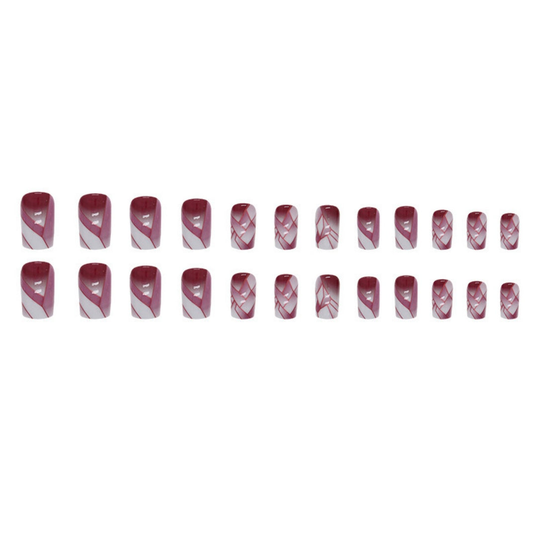 Artistic Geometric Nail Art Extensions Kalsten