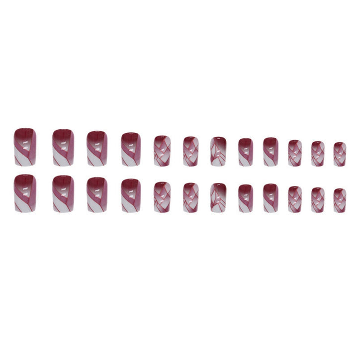 Artistic Geometric Nail Art Extensions Kalsten