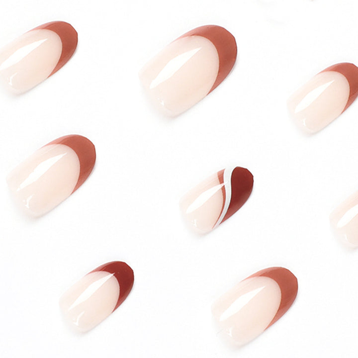 Artful nail decoration with elegant gradient and gloss Kalsten