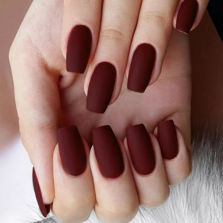 Premium Matte Long-Lasting Press-On Nails Kalsten