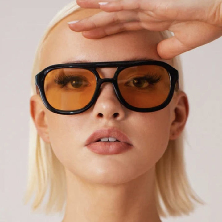 Women's fashionable sports sunglasses with wide, flexible frame Kalsten