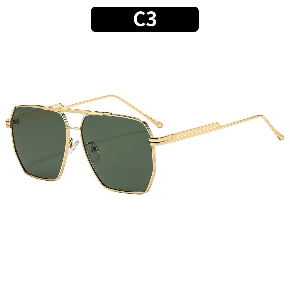 Premium Geometric Shield Sunglasses