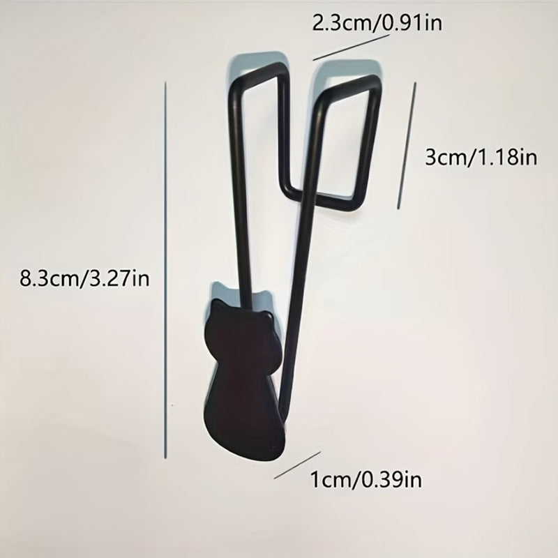 Stylish wall hook with cat motif Kalsten