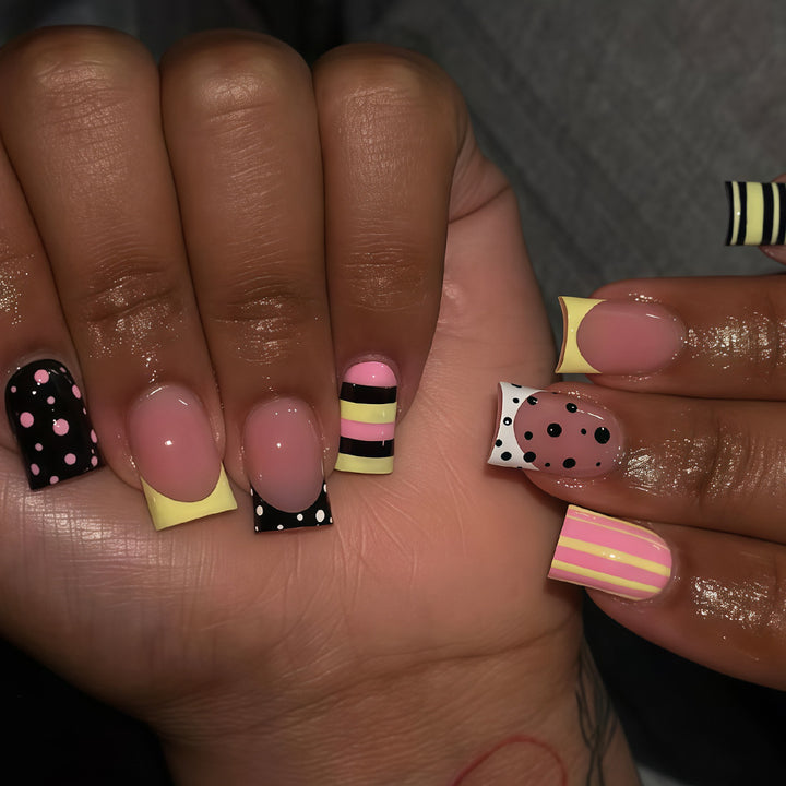 Artistic Geometric Nail Art Tips Kalsten