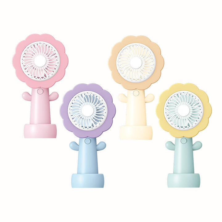 Flower-Shaped Handheld Cooling Fan Kalsten