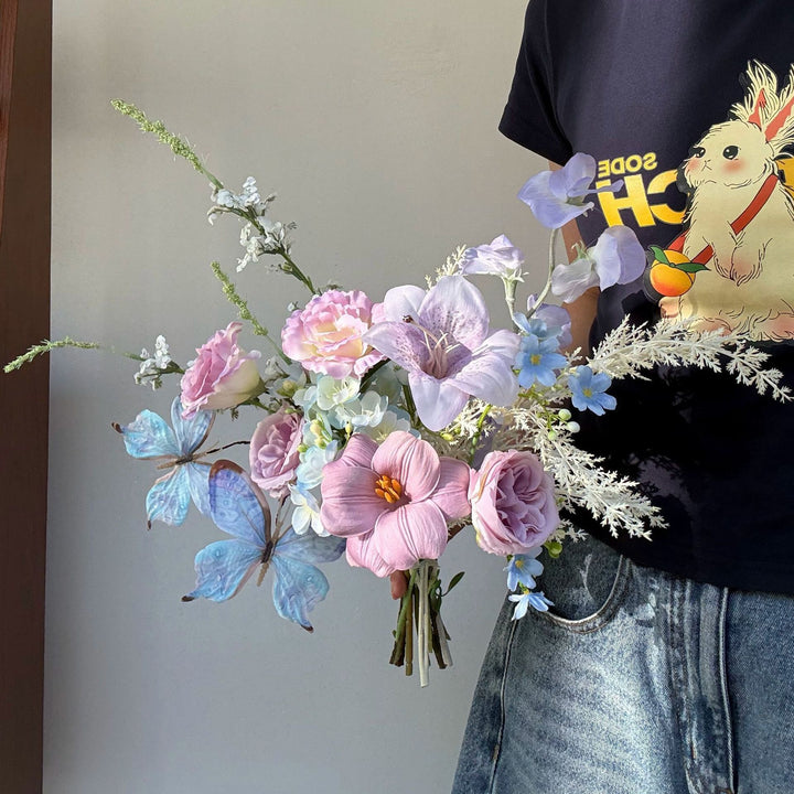 Whimsical Butterfly Floral Bouquet