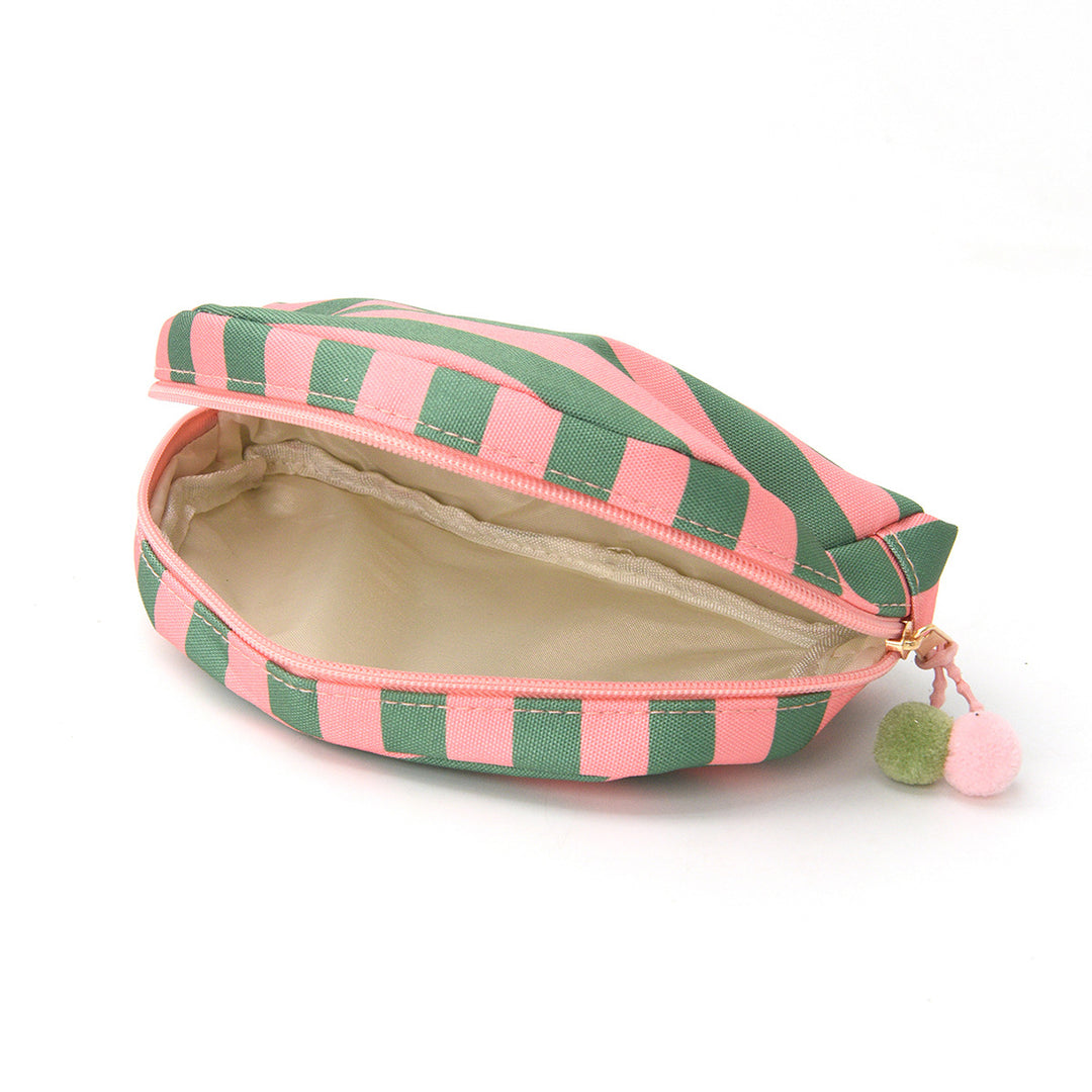 Cosmetic bag with striking stripe pattern Kalsten