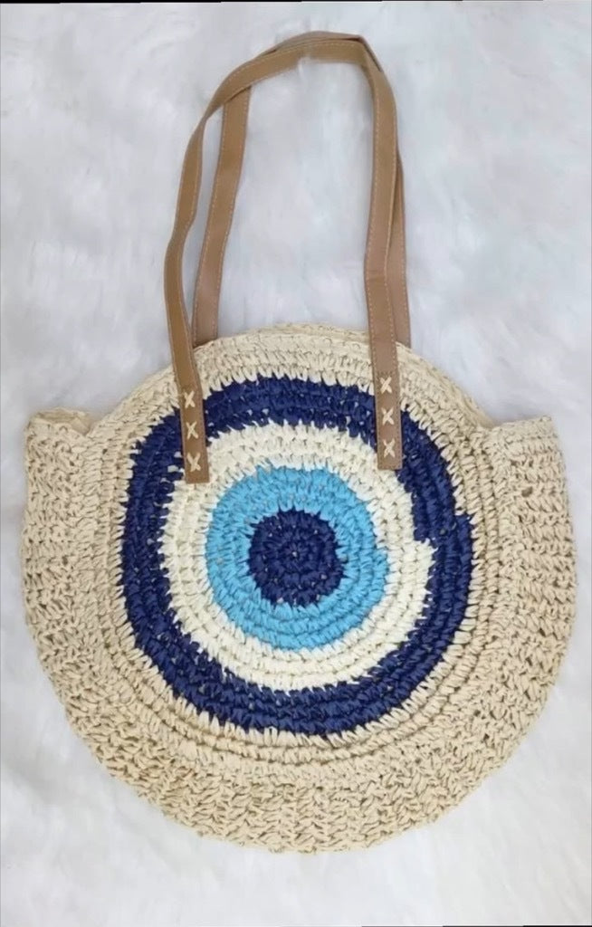 Round Macrame Beach Bag Kalsten