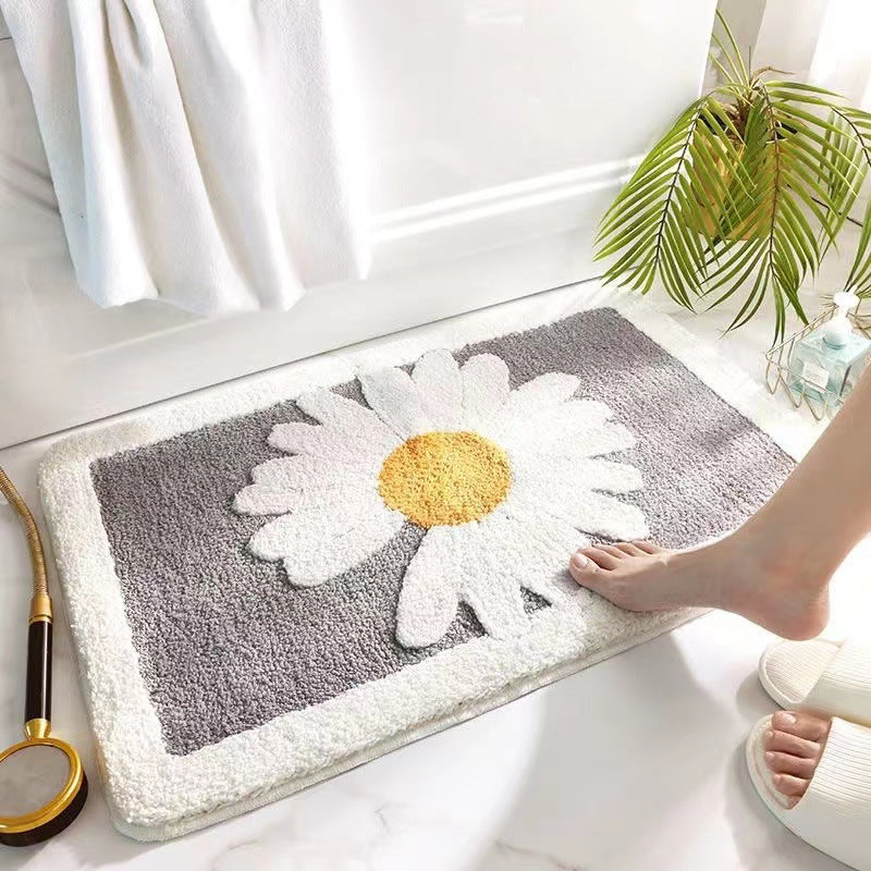 Playful Cat-Themed Bath Mat