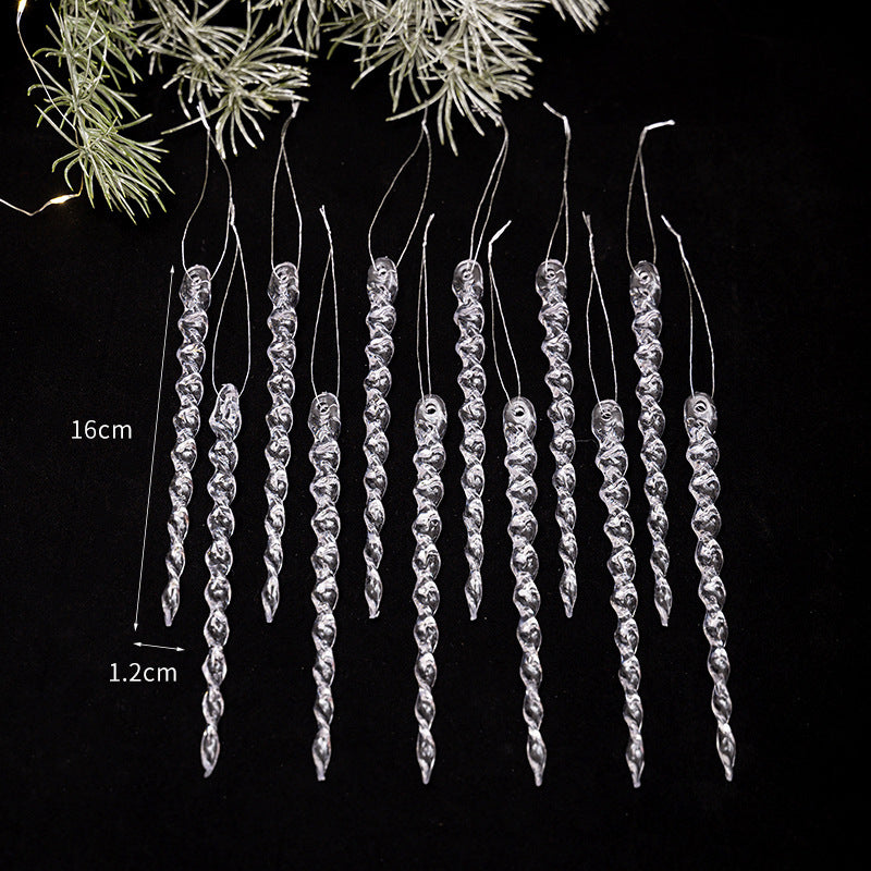 Crystal Icicle Ornaments