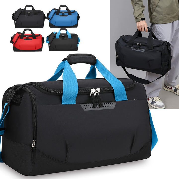 Sporty travel bag with ergonomic carrying system and innovative compartments Kalsten