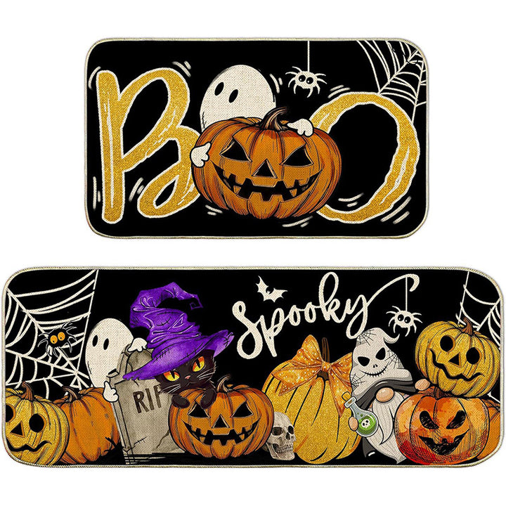 Halloween-Themed Decorative Mat