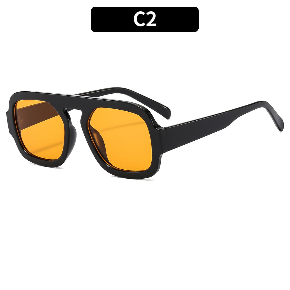 Unique Acetate Square Sunglasses