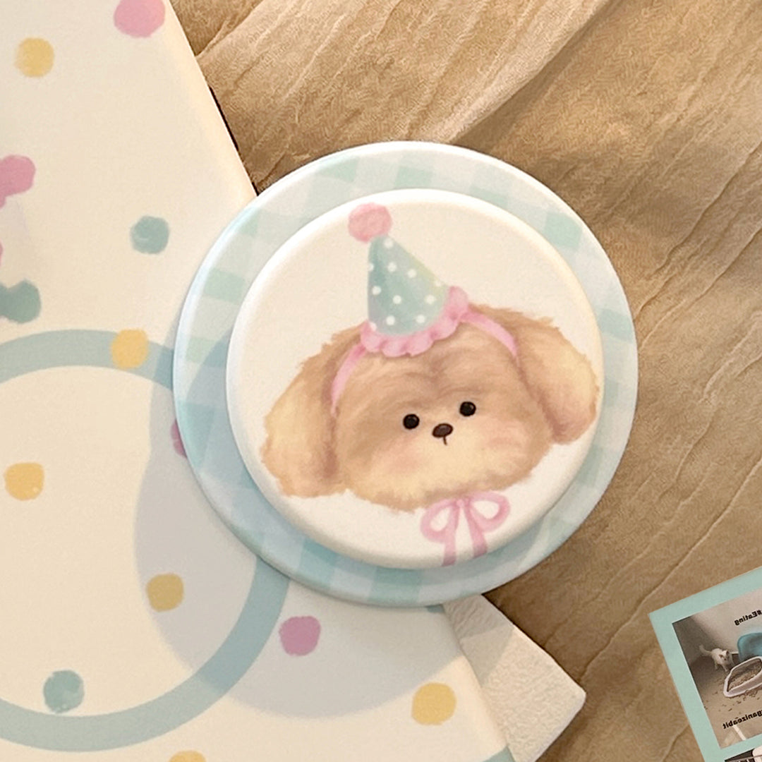 Smartphone Finger Holder in playful dog design Kalsten