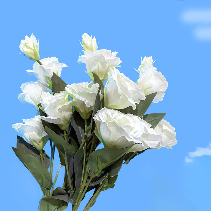 Realistic Faux Rose Floral Stem