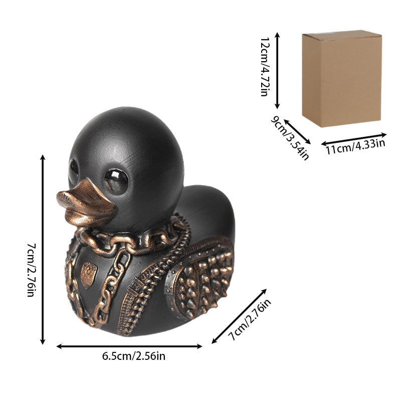 Decorative rubber duck with stylish haircut Kalsten