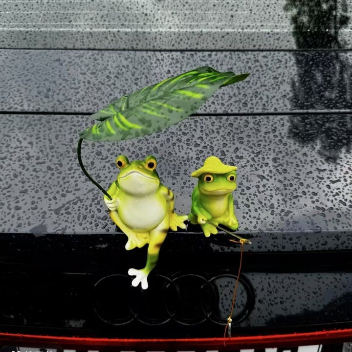 Funny frog figure with umbrella Kalsten